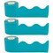 Teacher Created Resources Teal Scalloped Rolled Border Trim, 50 Feet Per Roll, PK3 TCR8941 - alternate 1